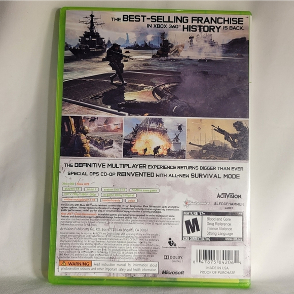 Call Of Duty Modern Warfare 2 Sur Xbox 360 - Jeu Seul - Etat Correct